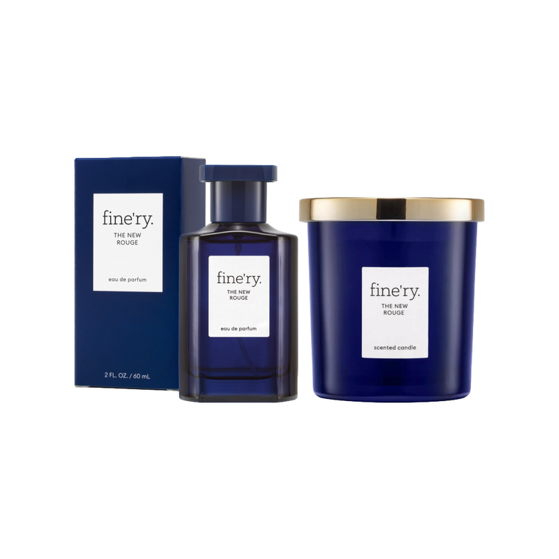 fine'ry. The New Rouge 60ml EDP Bundle + 7oz Candle