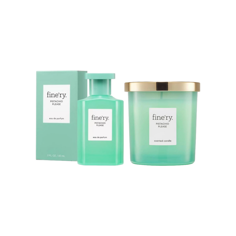 fine'ry. Pistachio Please 60ml EDP Bundle + 7oz Candle