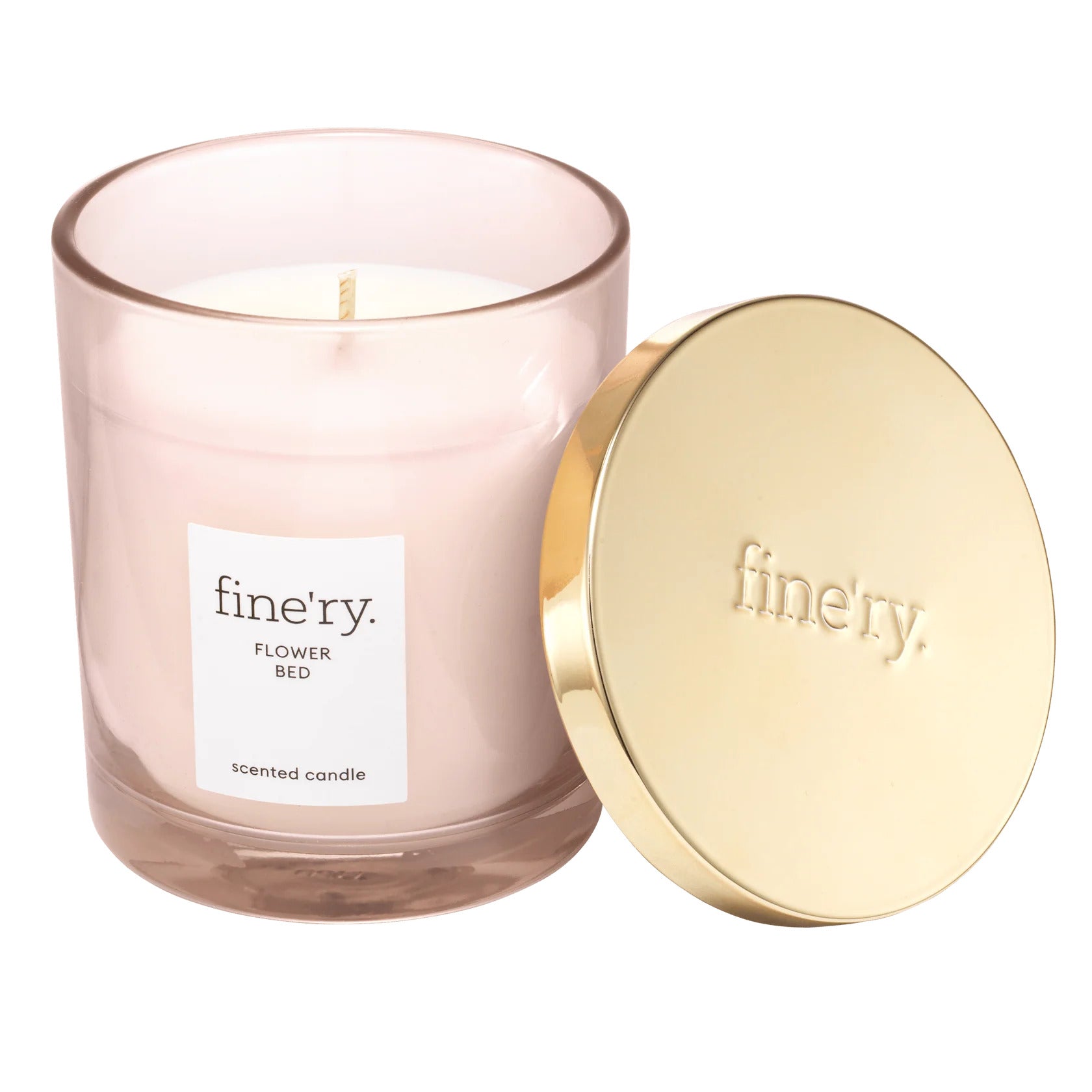 fine'ry. Flower Bed Candle